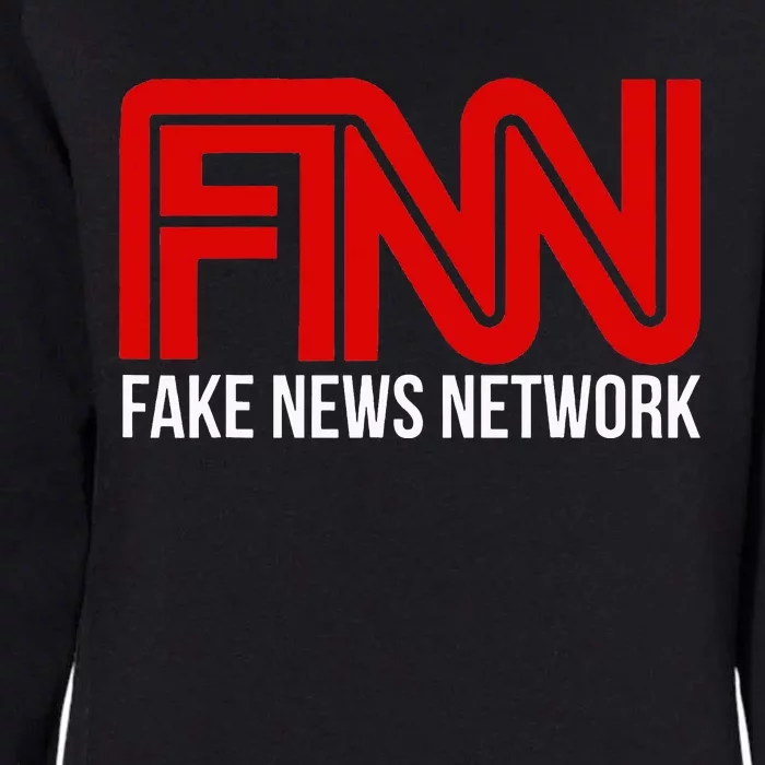 Fake News Network Donald Trump Fan FNN Fun Gift Womens California Wash Sweatshirt