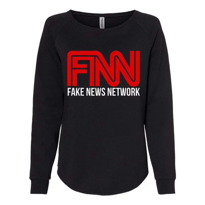 Fake News Network Donald Trump Fan FNN Fun Gift Womens California Wash Sweatshirt