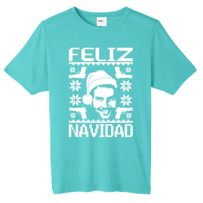 Feliz Navidad Narcos Pablo Escobar Ugly Christmas ChromaSoft Performance T-Shirt