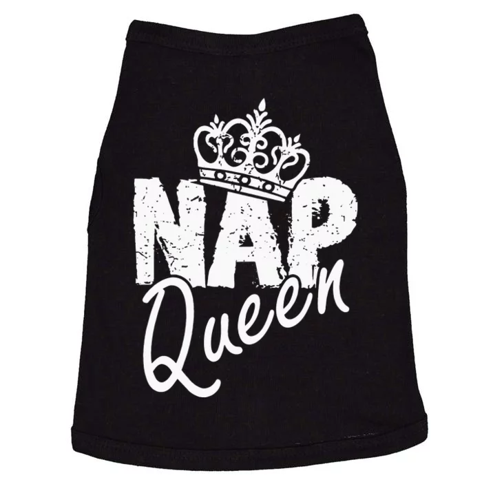 Funny National Napping Day for Nap Queen Nap Lover Doggie Tank