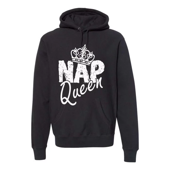 Funny National Napping Day for Nap Queen Nap Lover Premium Hoodie