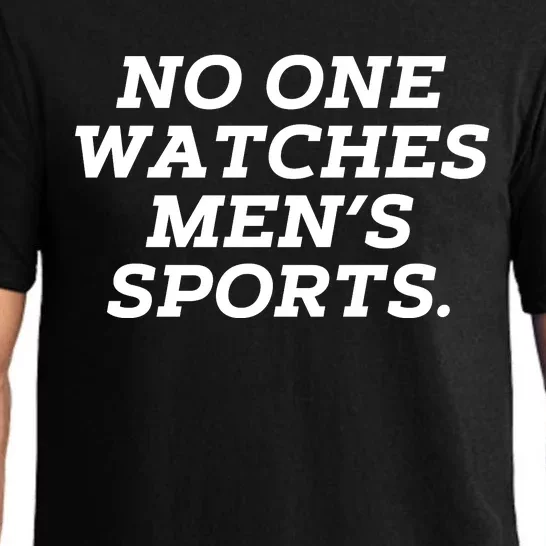 Funny No One Watches M.E.N.S Sports Pajama Set