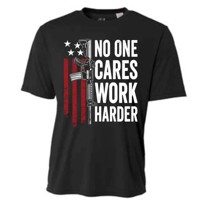 Funny No One Cares Work Harder Meme Nobody Cares Work Harder Motivation Shirt Cooling Performance Crew T-Shirt