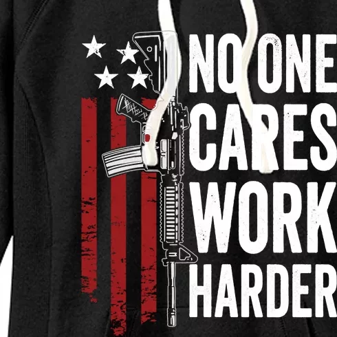 Funny No One Cares Work Harder Meme Nobody Cares Work Harder Motivation Shirt Women's Fleece Hoodie