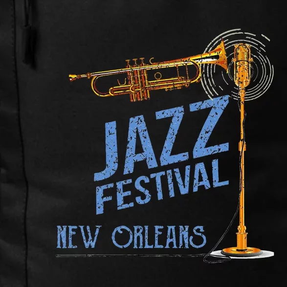 Funny New Orleans Festival Of Jazz Music Louisiana Gifts Daily Commute Backpack