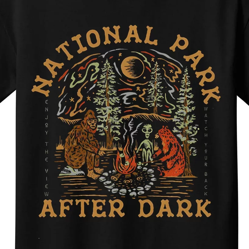 Funny National Park After Dark Kids T-Shirt