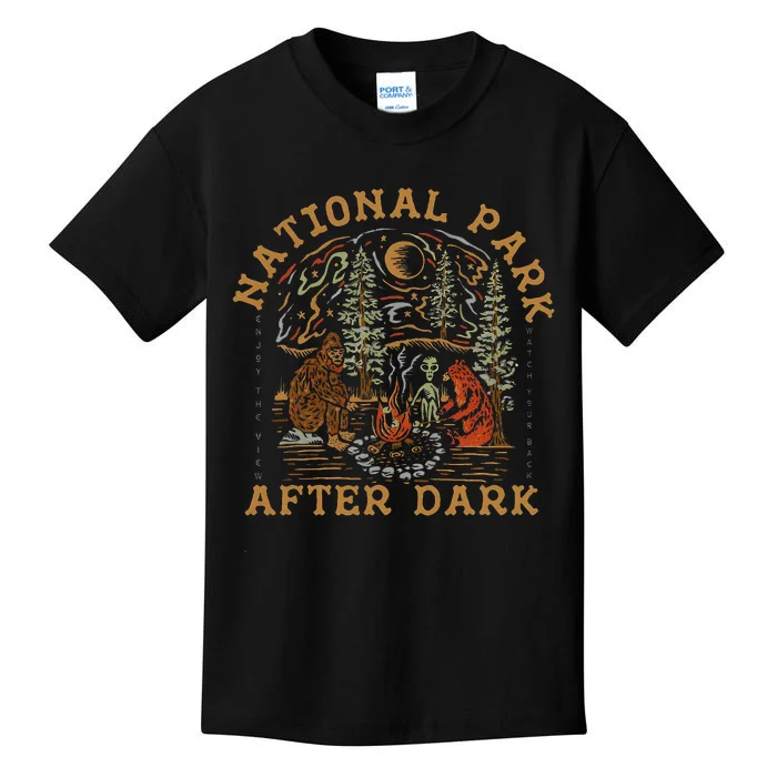 Funny National Park After Dark Kids T-Shirt