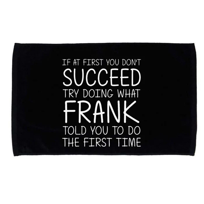 Frank Name Personalized Birthday Microfiber Hand Towel