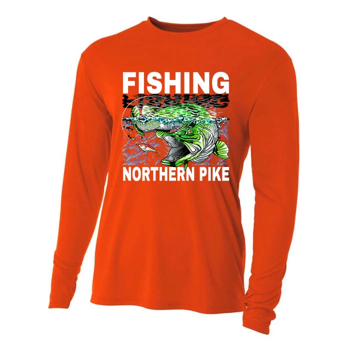 Fishing Northern Pike Cooling Performance Long Sleeve Crew