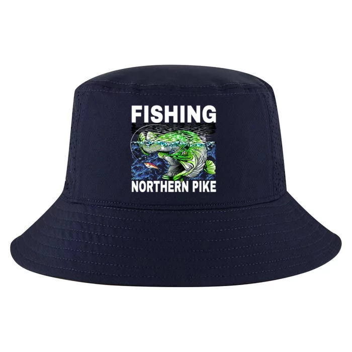 Fishing Northern Pike Cool Comfort Performance Bucket Hat