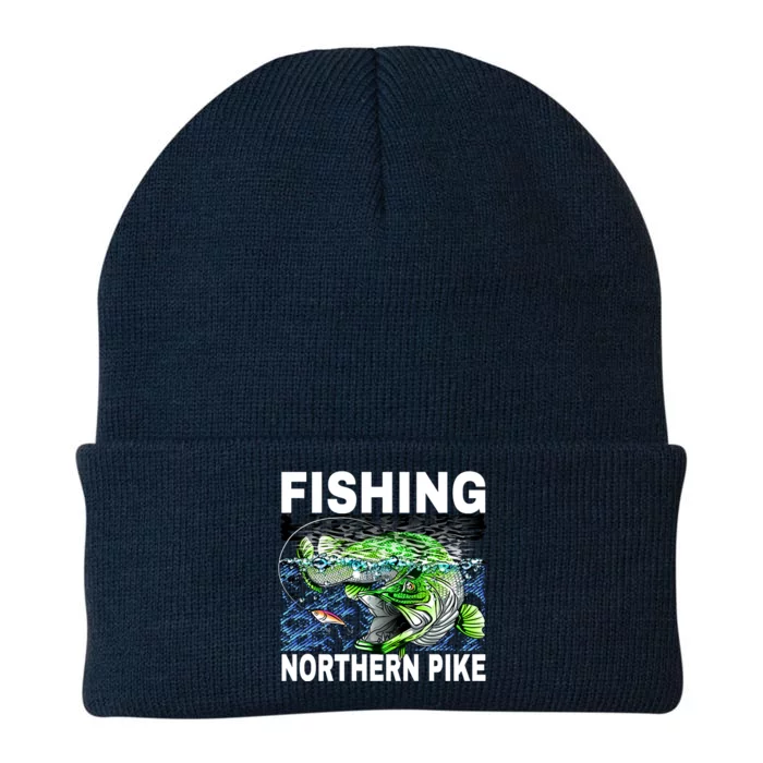 Fishing Northern Pike Knit Cap Winter Beanie