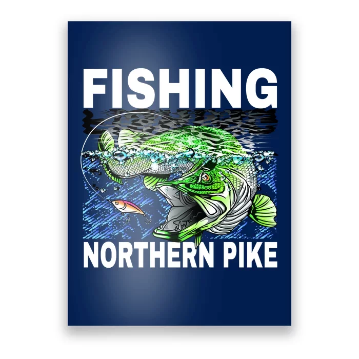 Fishing Northern Pike Poster