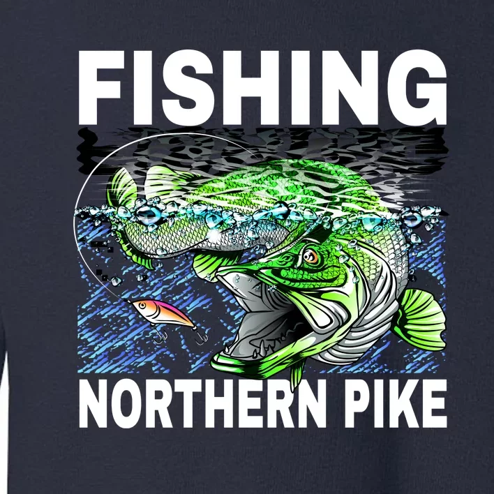 Fishing Northern Pike Toddler Sweatshirt