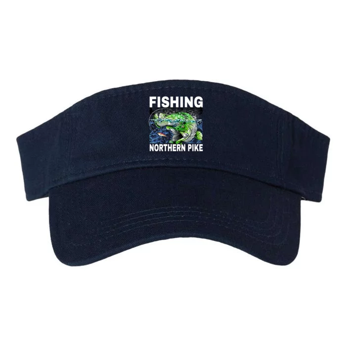 Fishing Northern Pike Valucap Bio-Washed Visor