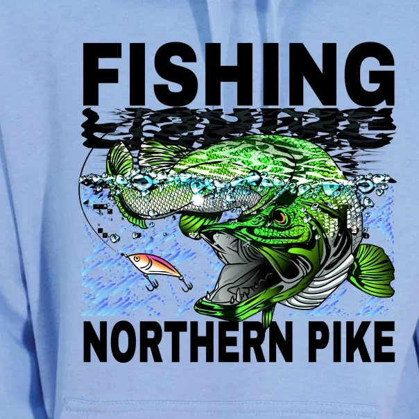 Fishing Northern Pike Unisex Surf Hoodie