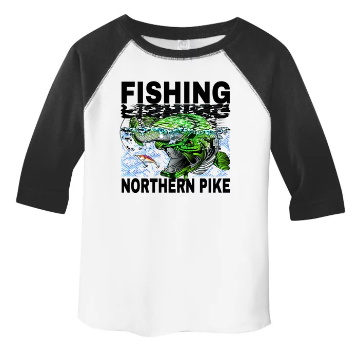 Fishing Northern Pike Toddler Fine Jersey T-Shirt