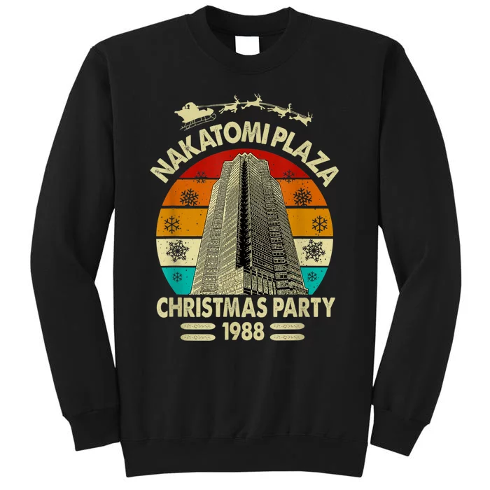 Funny Nakatomi Plaza Christmas Party 1988 Xmas Holiday Tall Sweatshirt