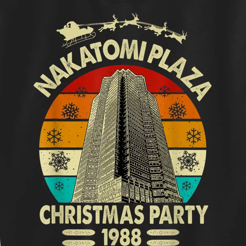 Funny Nakatomi Plaza Christmas Party 1988 Xmas Holiday Kids Sweatshirt