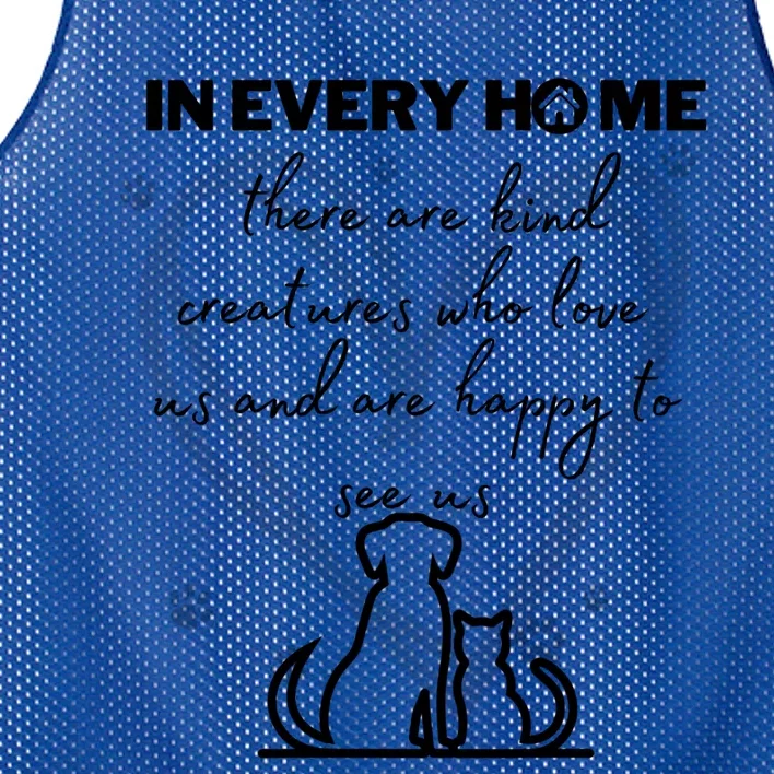 Funny National Pet Day Quote Dog And Cat National Pet Day Gift Mesh Reversible Basketball Jersey Tank