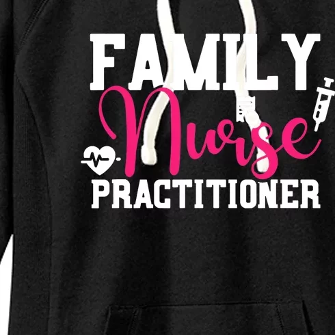 Family Nurse Practitioner FNP Family Nursing Student Gifts Women's Fleece Hoodie