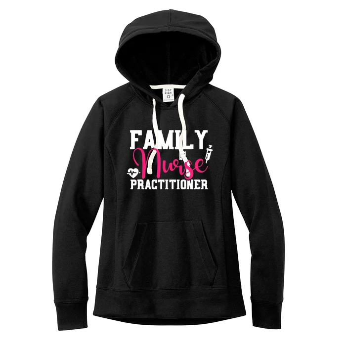 Family Nurse Practitioner FNP Family Nursing Student Gifts Women's Fleece Hoodie