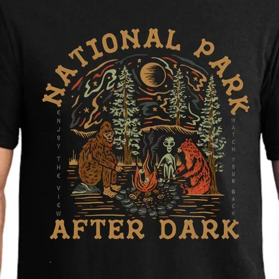 Funny National Park After Dark Gift Pajama Set