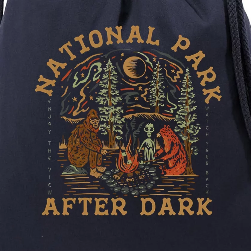 Funny National Park After Dark Gift Drawstring Bag