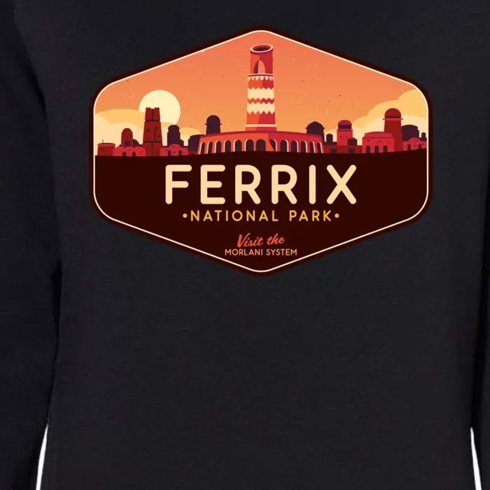 Ferrix National Park Visit The Morlani System! Womens California Wash Sweatshirt