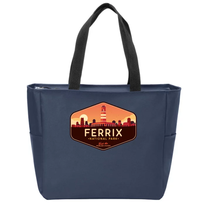 Ferrix National Park Visit The Morlani System! Zip Tote Bag