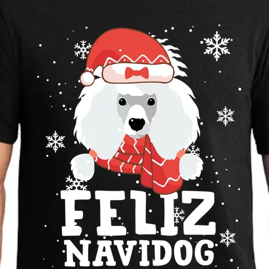 Feliz Navidog Poodle Dog Funny Christmas Gift Great Gift Pajama Set