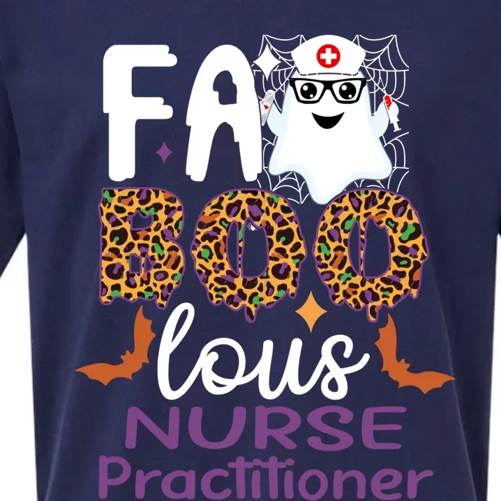 Faboolous Nurse Practitioner Halloween Funny For Nursing Cool Gift Sueded Cloud Jersey T-Shirt