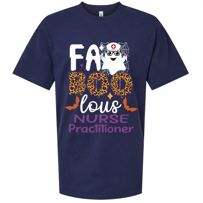 Faboolous Nurse Practitioner Halloween Funny For Nursing Cool Gift Sueded Cloud Jersey T-Shirt