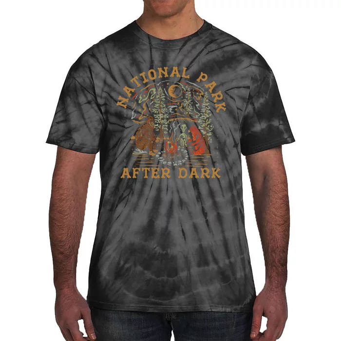 Funny National Park After Dark Adventure Tie-Dye T-Shirt