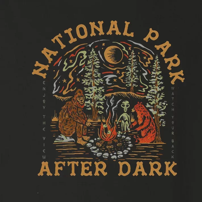 Funny National Park After Dark Adventure Toddler Long Sleeve Shirt