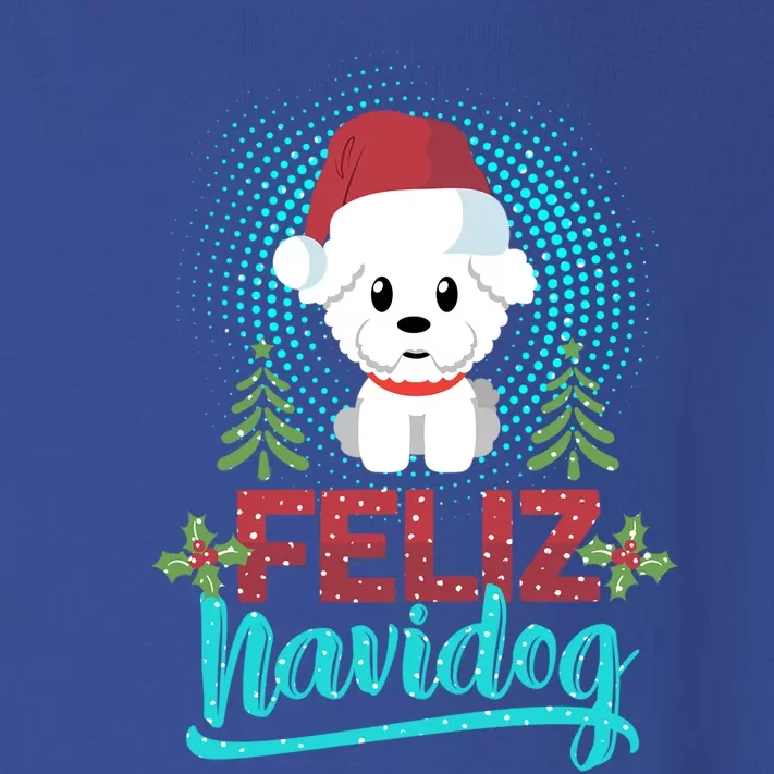 Feliz Navidog Poodle Dog Christmas Tree Christmas Gift Funny Gift Toddler Long Sleeve Shirt