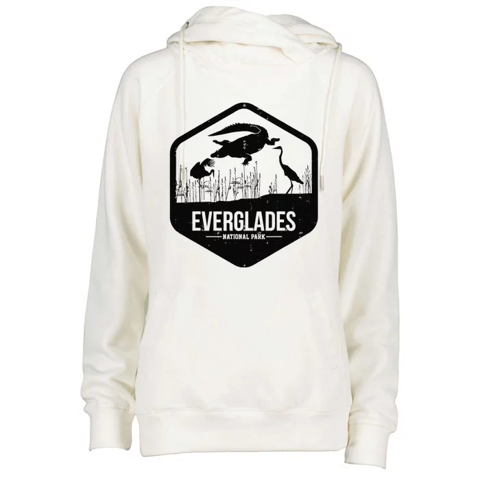 Florida National Park Everglades National Park Womens Funnel Neck Pullover Hood