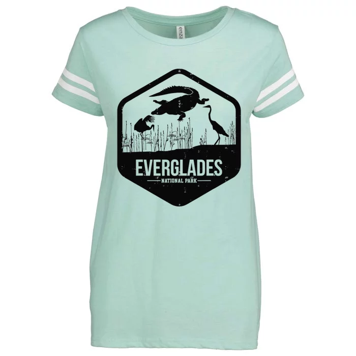 Florida National Park Everglades National Park Enza Ladies Jersey Football T-Shirt