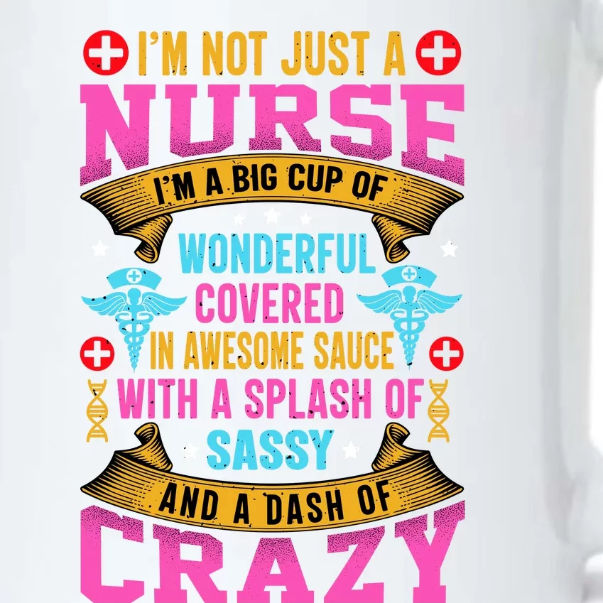 Funny Nurse Personality Black Color Changing Mug