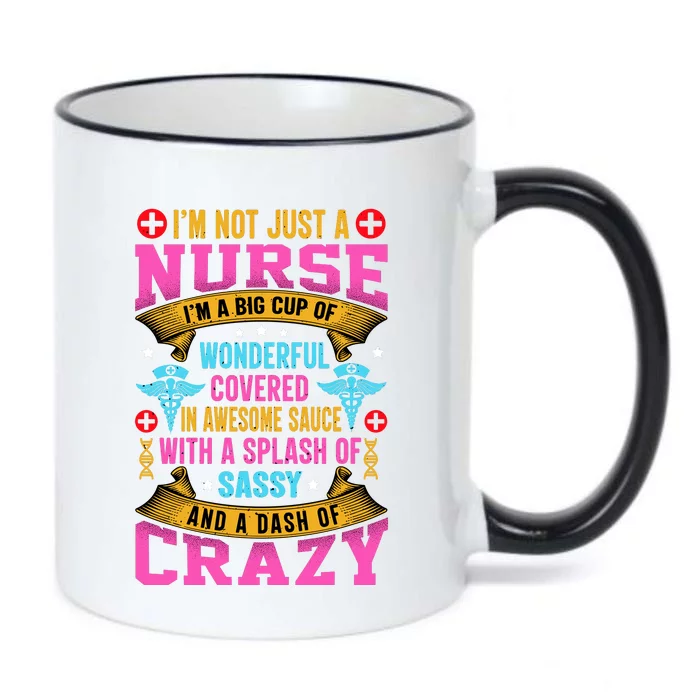 Funny Nurse Personality Black Color Changing Mug