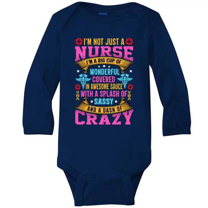 Funny Nurse Personality Baby Long Sleeve Bodysuit