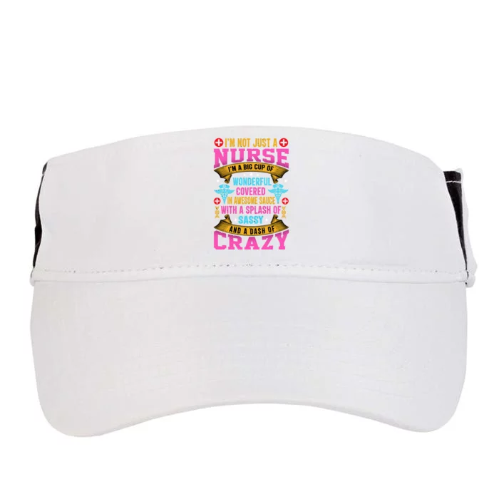 Funny Nurse Personality Adult Drive Performance Visor