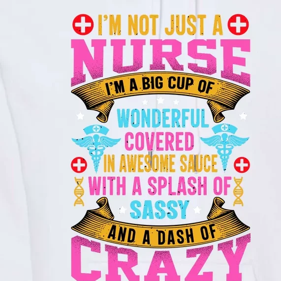 Funny Nurse Personality Premium Hoodie