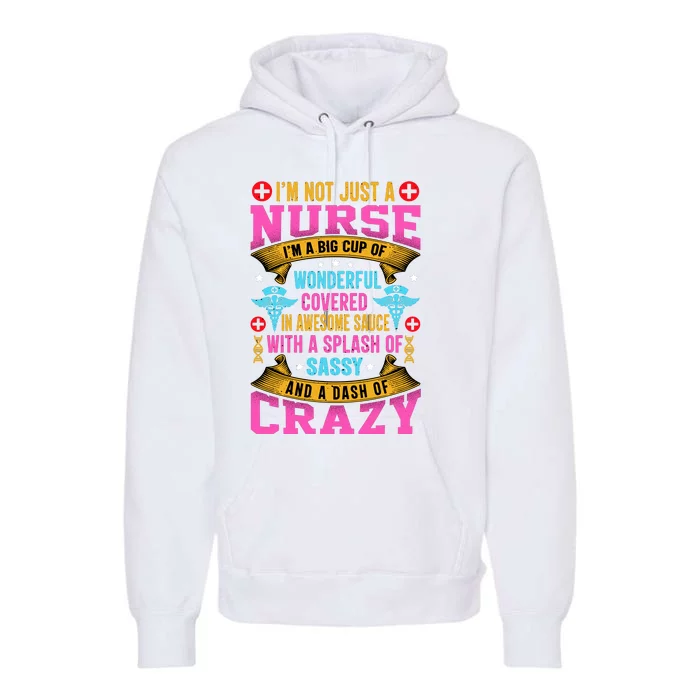 Funny Nurse Personality Premium Hoodie