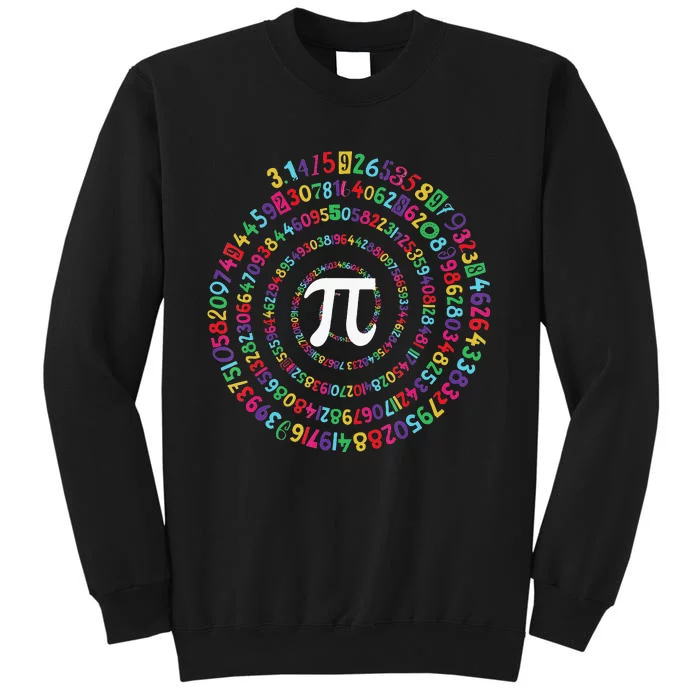 funny National Pi Day Colorful Math Teacher Lover Sweatshirt