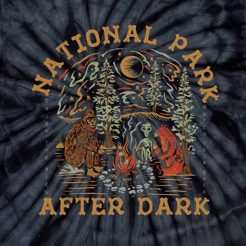 Funny National Park After Dark Tie-Dye T-Shirt