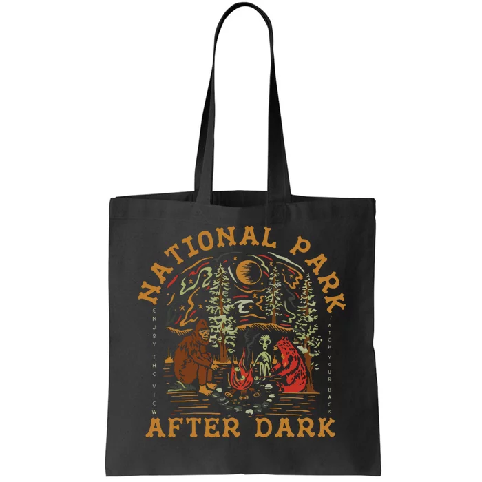 Funny National Park After Dark Tote Bag