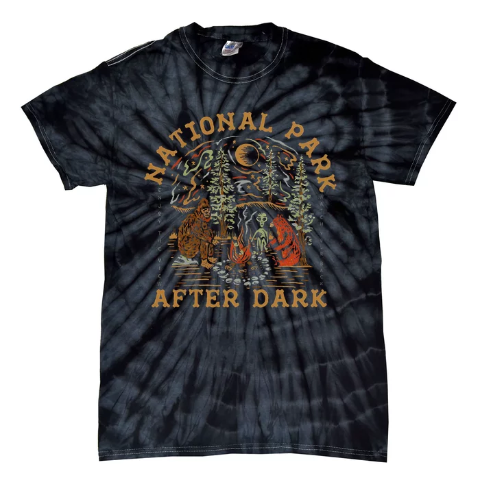 Funny National Park After Dark Tie-Dye T-Shirt