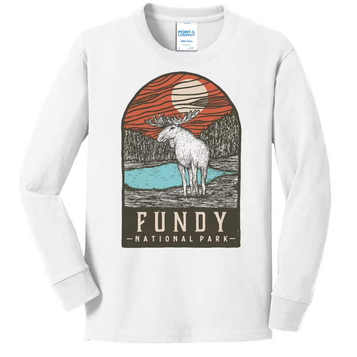 Fundy National Park Kids Long Sleeve Shirt