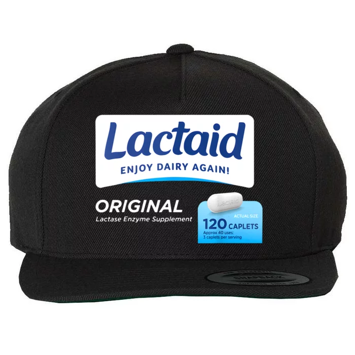 Funny Nurse Pharmacy Halloween Costume Lactaid Wool Snapback Cap