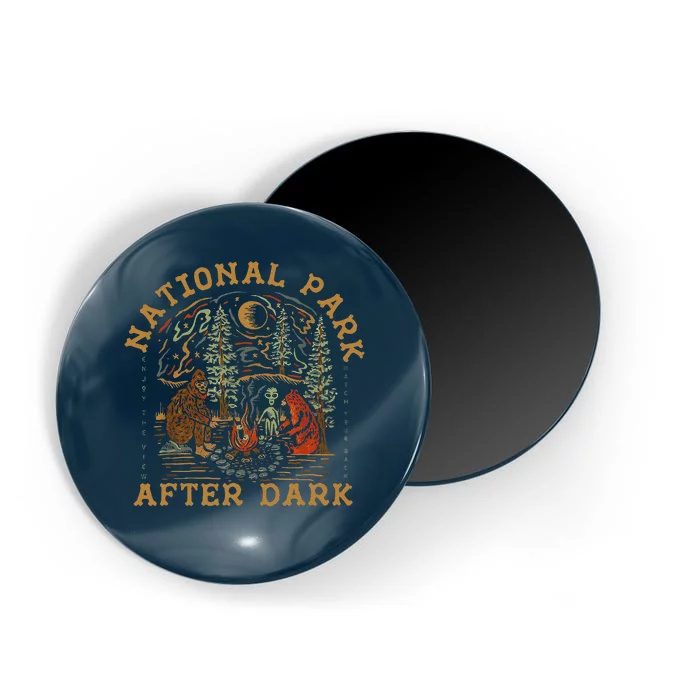 Funny National Park After Dark Magnet